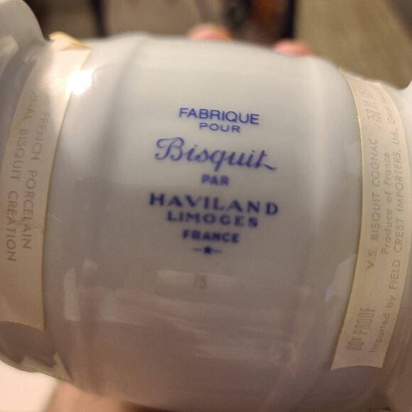 Bisquit Par Haviland Dubouche' Cognac Barrel Empty Limoges Art Decanter - Picture 5 of 5